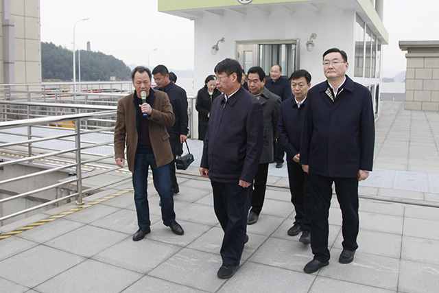 水利部党组成员、副部长刘伟平一行调研峡江水利枢纽工程
