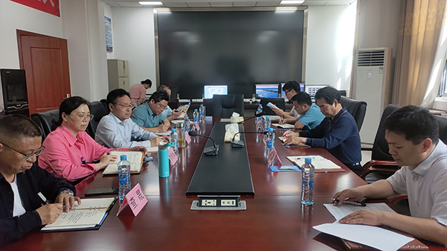 南昌市水利局一行调研峡江水利枢纽工程