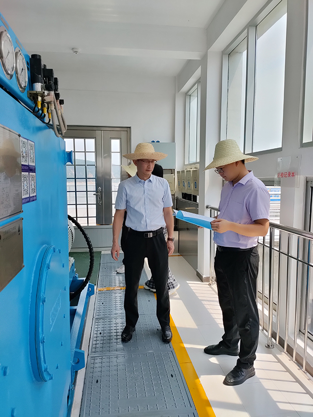 省水利厅对峡江水利枢纽工程申报标准化管理水利部评价开展初评