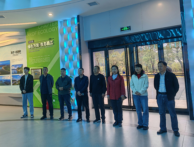 内蒙古河套灌区水利发展中心赴峡江水利枢纽工程考察