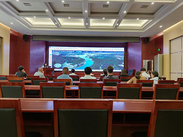 省潦管局、赣江中游水文水资源监测中心调研数字孪生峡江水利枢纽工程